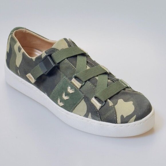 Jack Rogers Shoes - JACK ROGERS Womens Canvas Sneaker Athletic Shoes Slip-On Green Camouflage Size 8